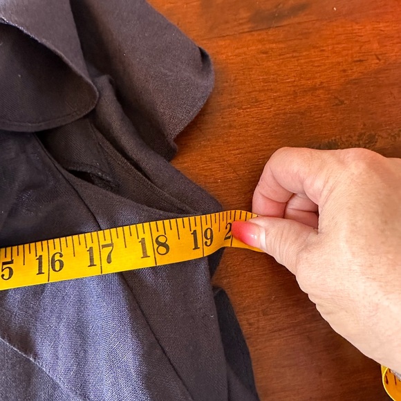 Amanda Uprichard size Medium the Claudette Navy linen mini dress - Picture 12 of 13